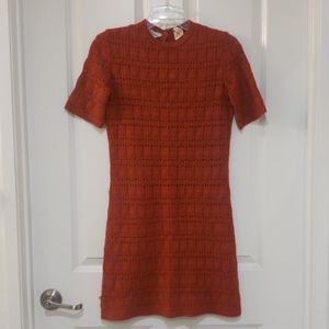 Vintage 70s jane hunter knit dress